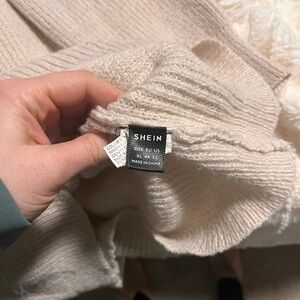 SHEIN Women's Cream Sweater
